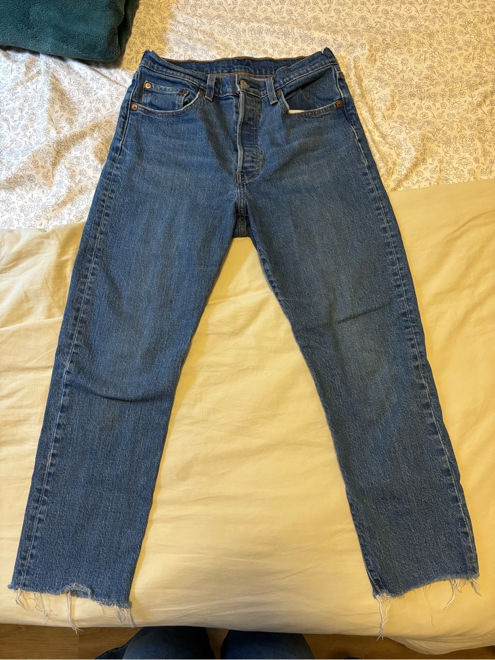 Women’s Blue Denim Jeans - Classic Straight Fit